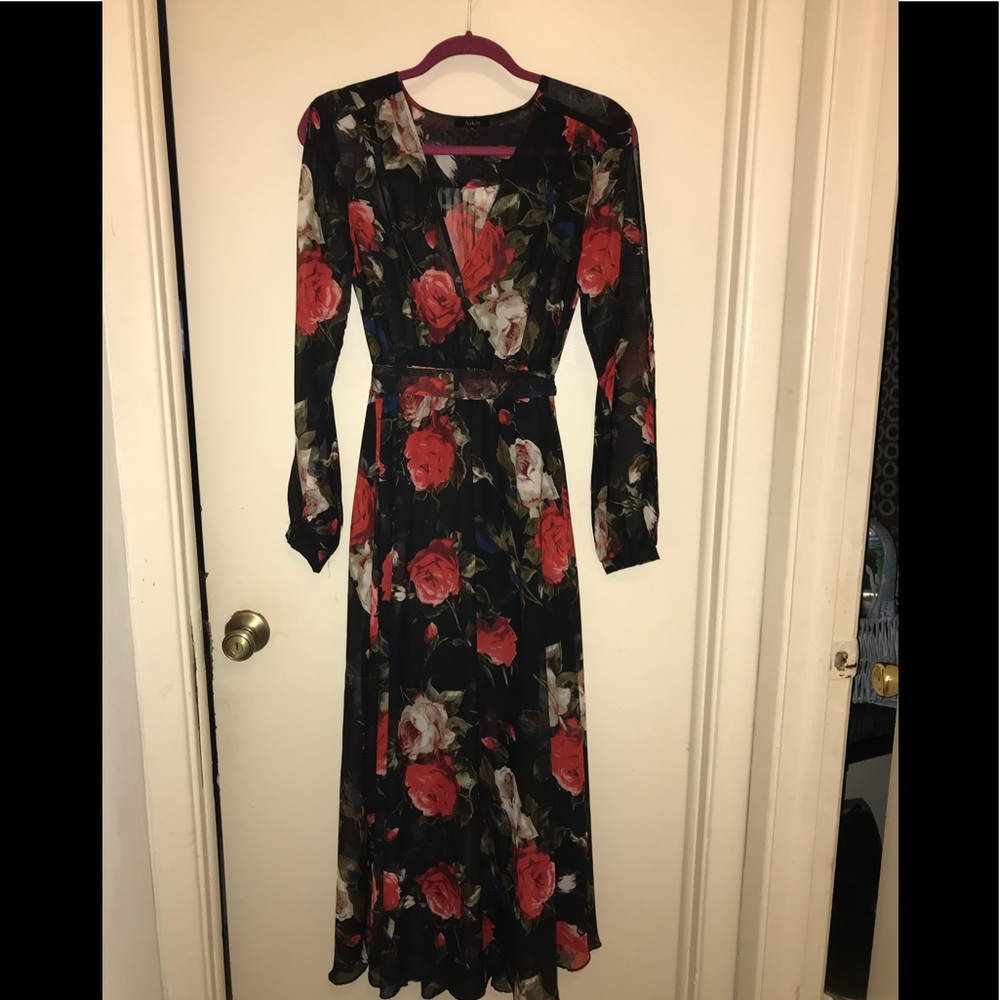 Navy floral sundress